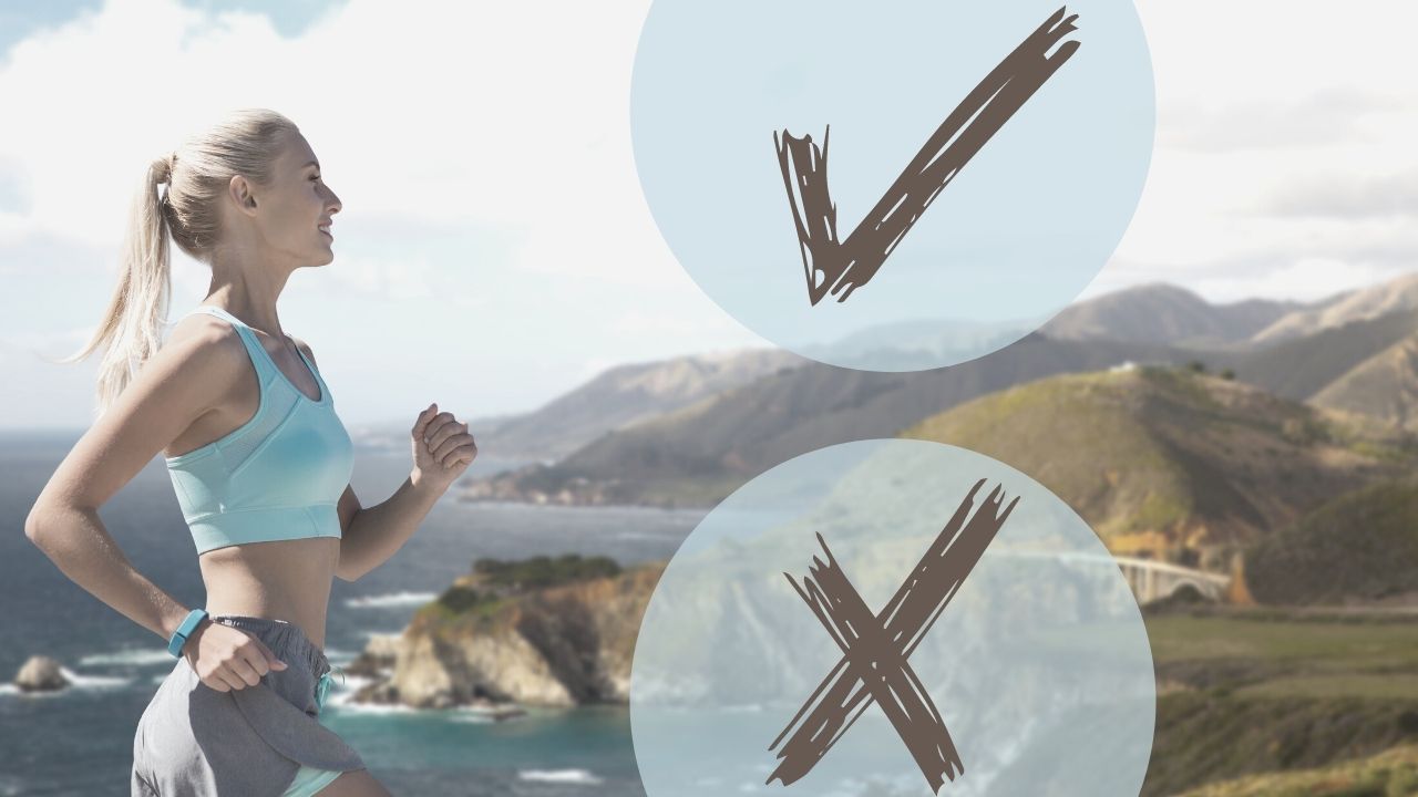 Fitness tracker frau joggen vor nachteile