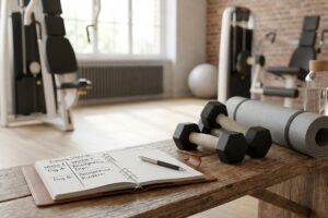 effektive uebungen und trainingsplaene fuer einsteiger im fitnessstudio