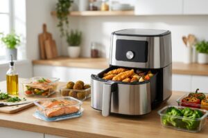 meal prep mit dem airfryer schnell gesund und zeitsparend