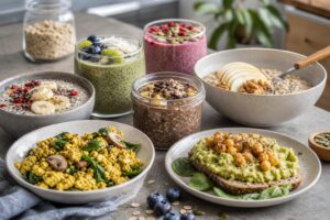 proteinreiche fruehstuecksrezepte ohne eier ideen fuer einen energiereichen